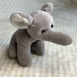 Little Grey Plush Elephant Stuffed Animal Toy